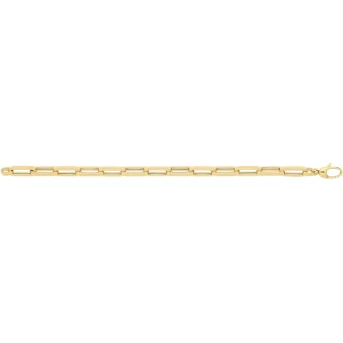 9ct Yellow Gold Hollow Bracelet 6.8g